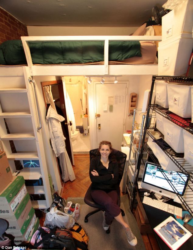 Would you be able to live in a 40 sq ft apartment? Here are some of the