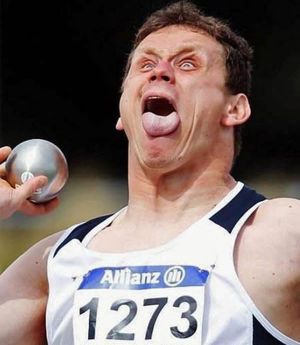 Funniest athlete faces