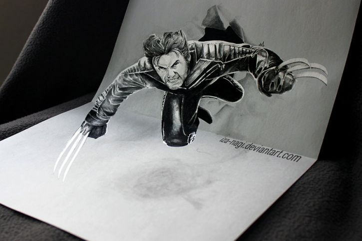 Super cool pencil drawings that look like 3D