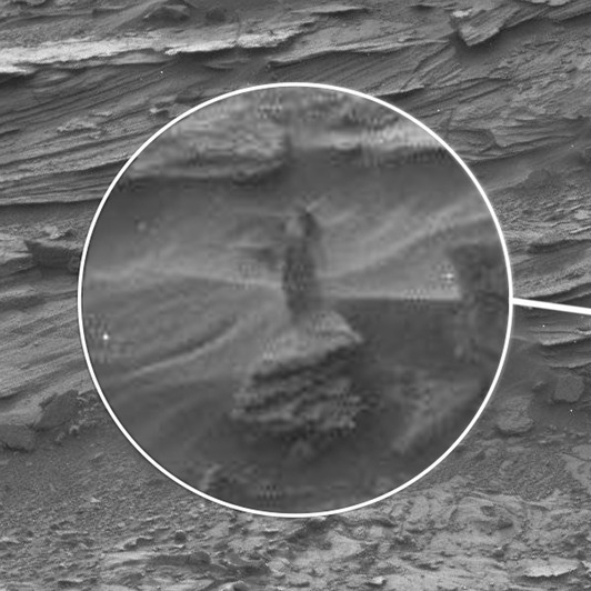 Imagens de Marte interessantes com formatos familiares